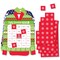 Big Dot of Happiness Wild and Ugly Sweater Party - Bar Bingo Cards and Markers - Holiday and Christmas Animals Party Shaped Bingo Game - Set of 18